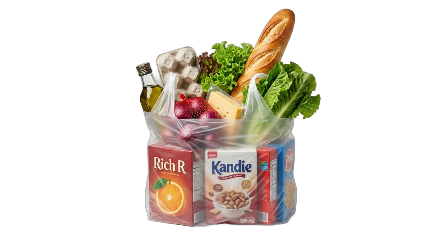 Пакет с продуктами